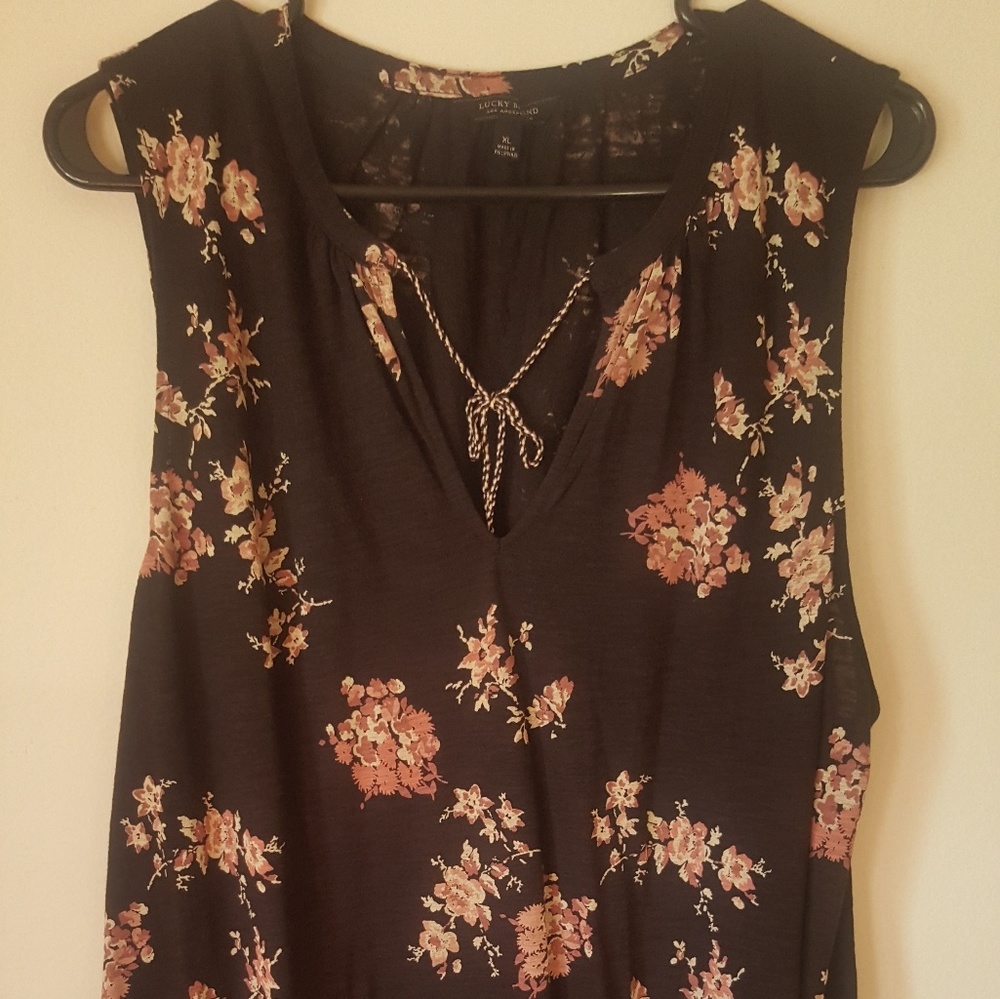 Lucky Brand Floral Tank.